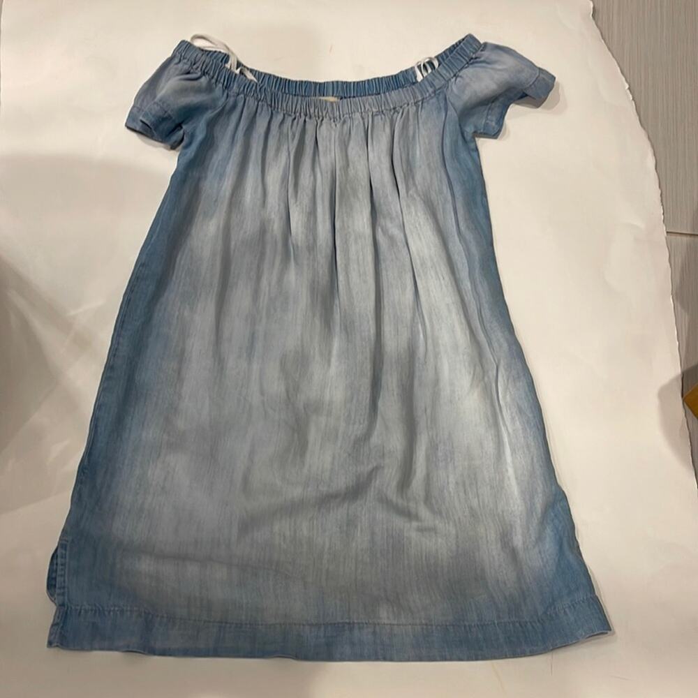 Cloth & Stone Pre loved Chambray super soft off shoulder Midi Dress. - Picture 1 of 5
